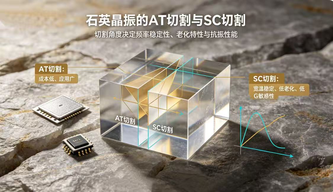 石英晶振AT切割与SC切割深度解析：性能差异与选型要点