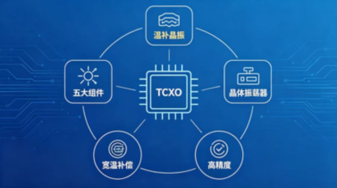 TCXO温补晶振四种类型详解：ADTCXO、DTCXO、DCXO与MCXO对比
