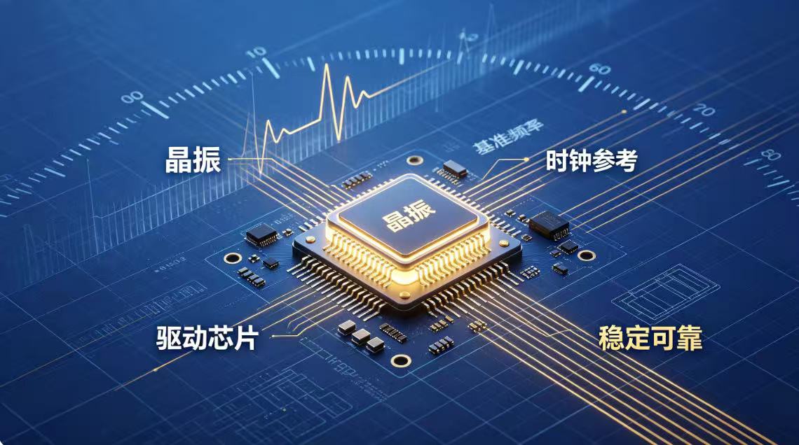  晶振在电路中的三大核心作用：时钟参考源、基准频率与芯片驱动