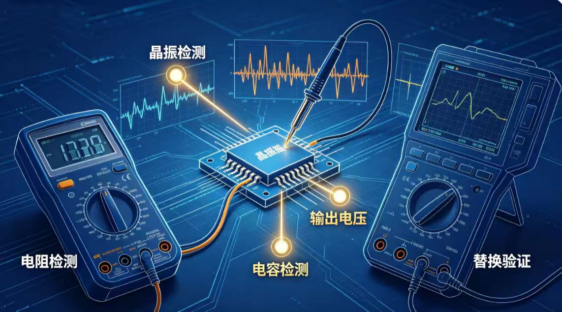 如何判断晶振质量好坏？肉眼识别与万用表检测方法详解