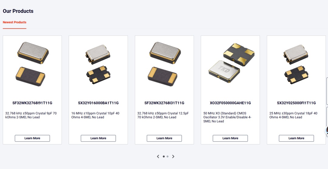 91香蕉视频在线播放科技将在Digi-Key 美国站 商城上架的产品涵盖石英晶体谐振器、振荡器、实时时钟模块等全系列频率元器件